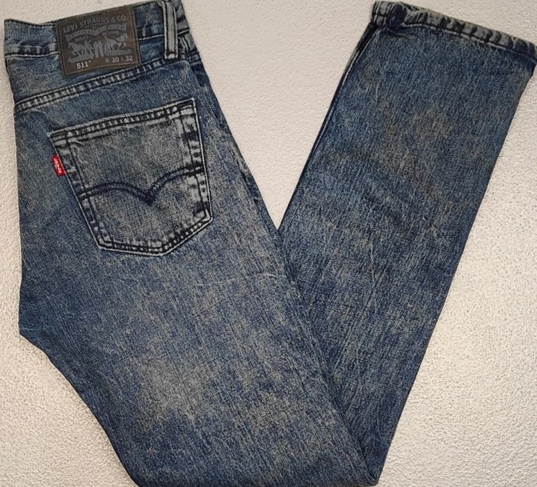 Wr) Levi's 511 oryginalne spodnie jeansowe Roz.30/32