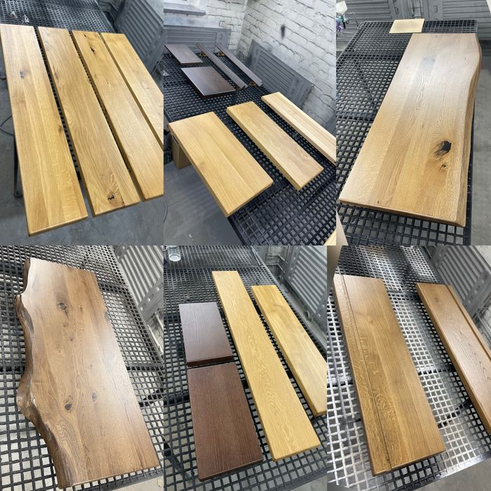 Настінні полички з дуба /полки з масиву дерева / полки настенные