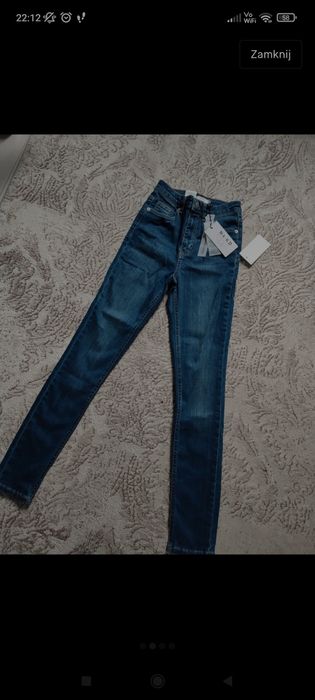 Spodnie rurki jeans na KD