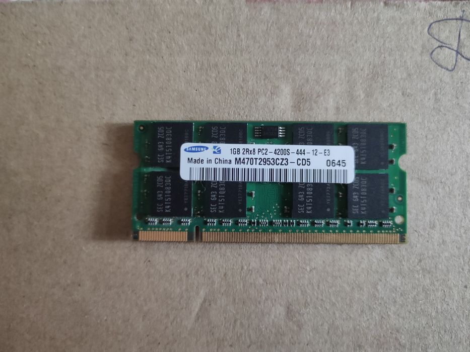 Оперативная память DDR2 Transcend и Samsung 1GB