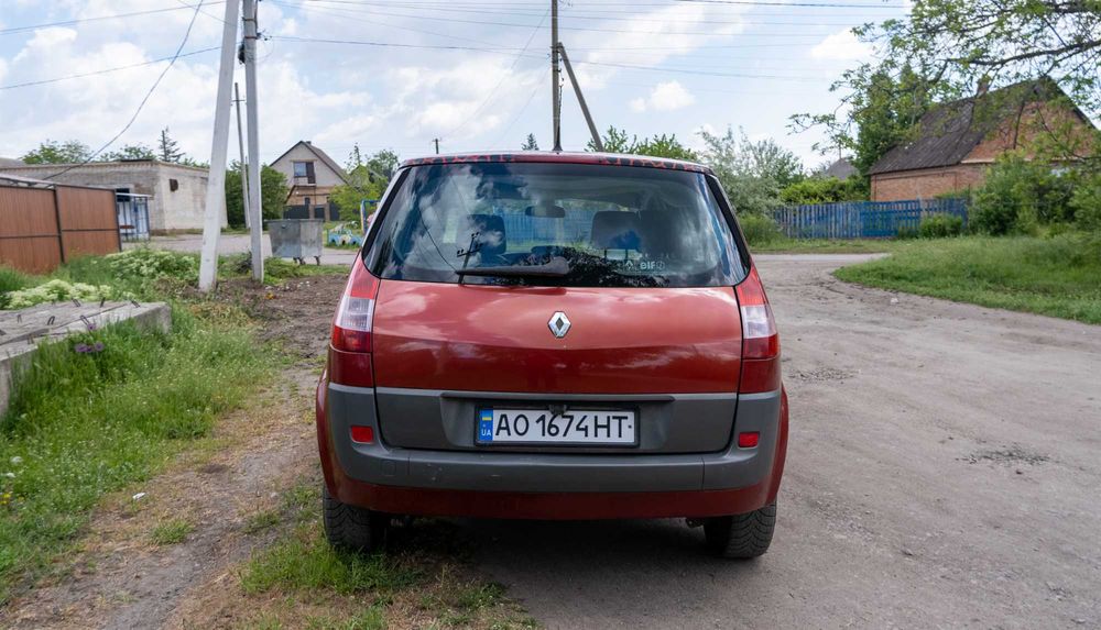 Рено сценик 2, газ, бензин 1.6