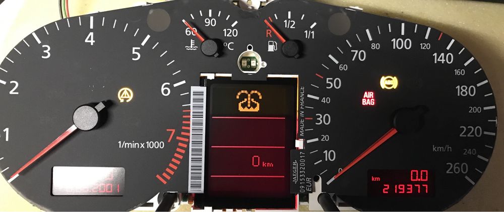 Naprawa licznków Audi A3 A4B8 A5 A6 TT Jaeger Full Fis Wskaźówki