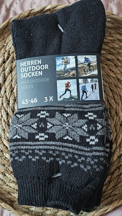 Męskie skarpety outdoorowe 3szt. r.43-46