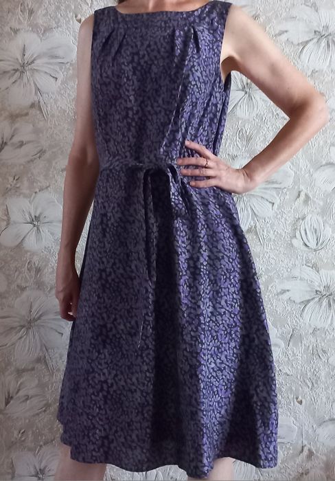 Laura Ashley шелковое платье в винтажном стиле, C