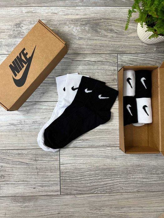 Середні шкарпетки Nike Преміум чорні | Носки Найк | шкарпетки найк