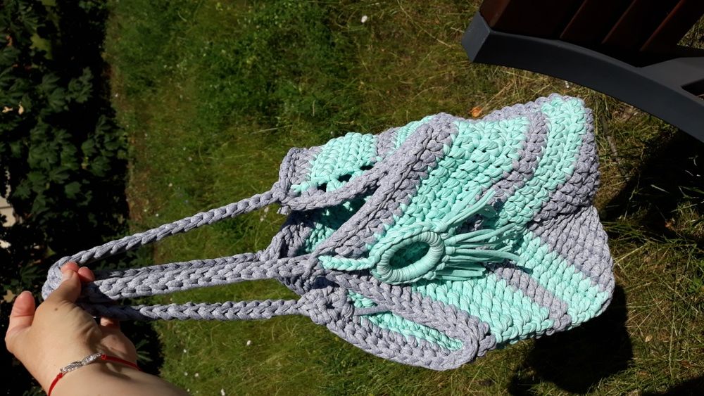 Torba bawełniana hanmade rękodzieło