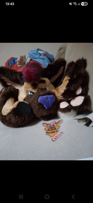 Fursuit mini partial hiena