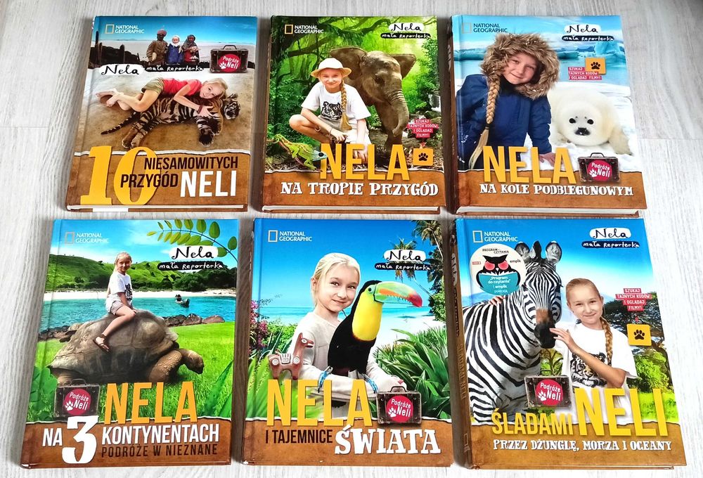 6x Nela Mała Reporterka Na tropie przygód Nela na kole podbiegunowym