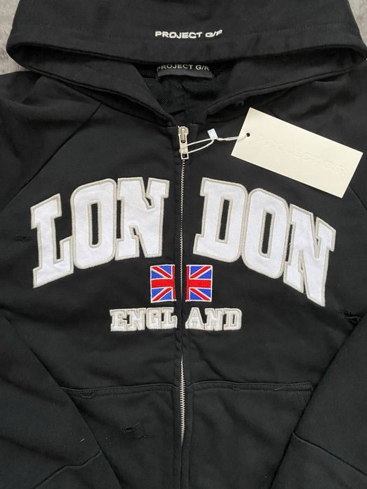 PROJECT G/R LONDON ジップフーディー PROJECT G/R London zip hoodie: 2 750 грн. - Худи Коростень на Olx