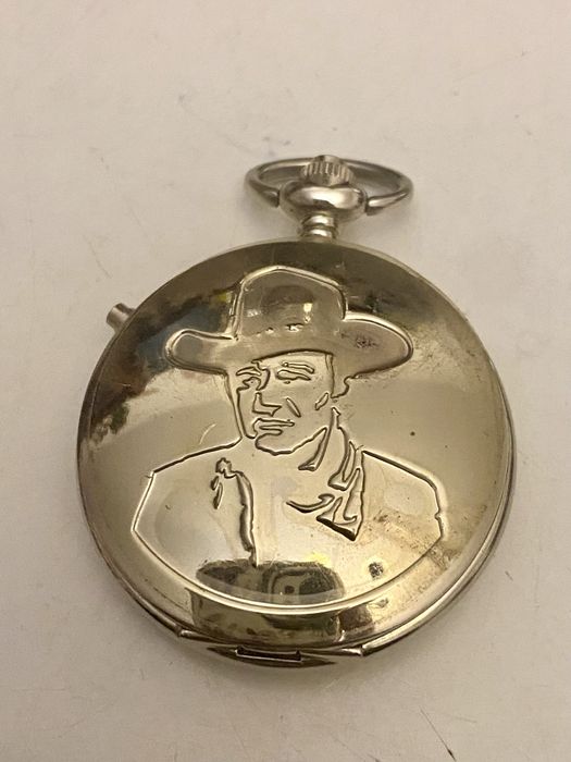Relogio de bolso John Wayne com som