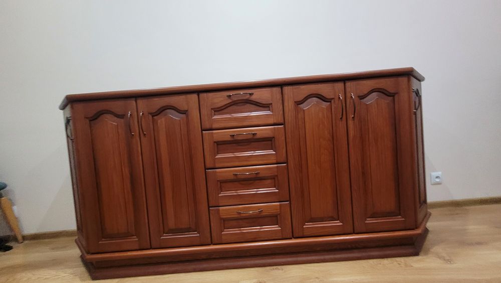 Komoda 210cm drewno naturalne