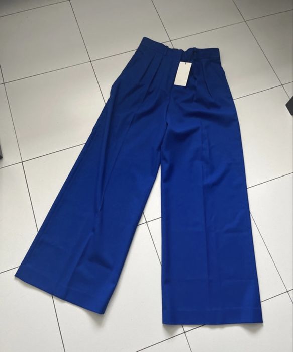 Spodnie Zara kobaltowe