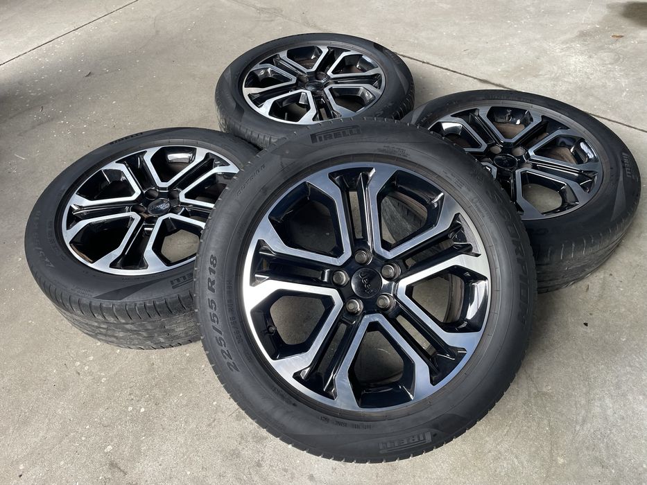 Koła Jeep Renegade 18 cali 5x110 Compass czujniki komplet