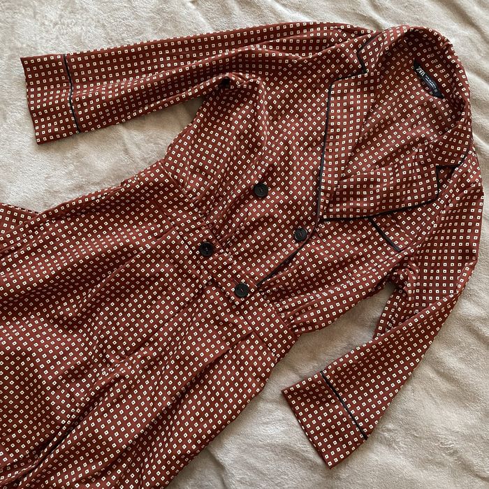 Комбінезон Zara червоний з принтом