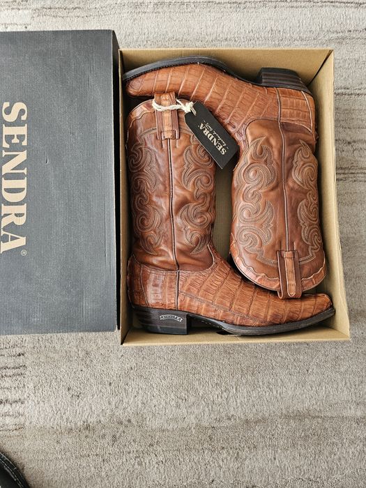 Kowbojki Sendra 42 prawdziwy aligator