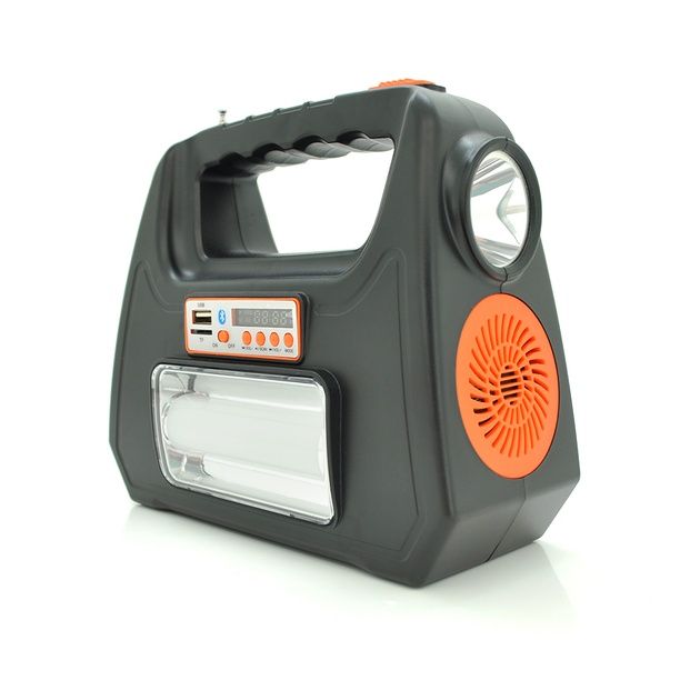 Портативна сонячна станція Solar Light RT-901BT з радіо, Bluetooth і т