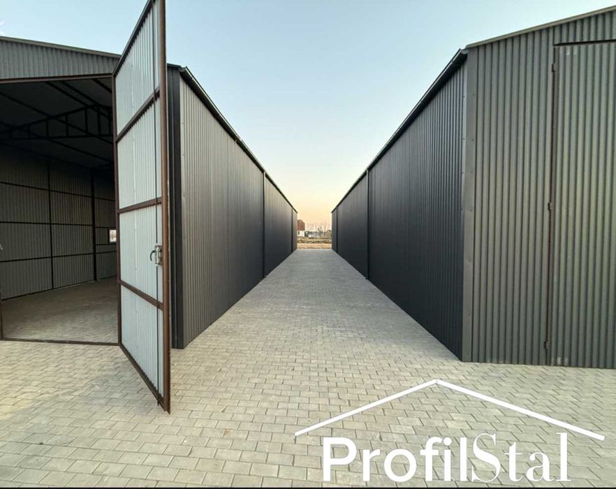 Hala hale blaszane garaz garaze 6x25,6x20,6x15,6x10