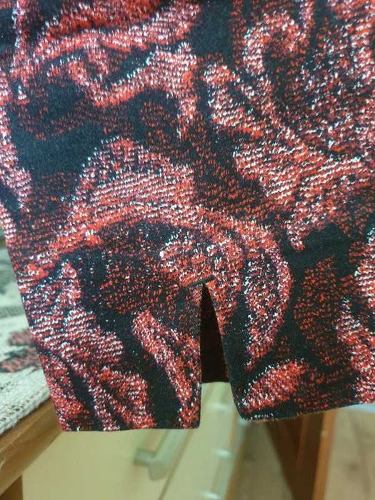 Unikatowe spodnie do kostek vintage goth dark witch bohema H&M 36/S