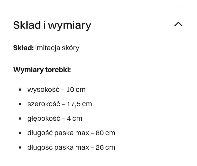 Torebka na ramię OCHNIK czarna