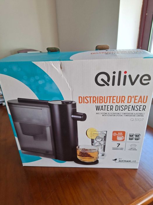 Dispensador de água qilive q.5107 com sistema de filtração NOVO
