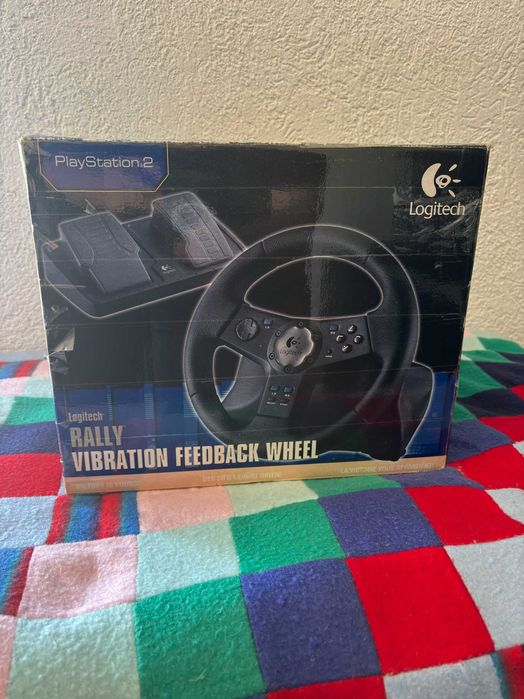 Logitech Rally Vibration Feedback Wheel para PlayStation 2