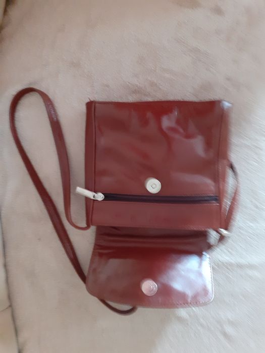 Mała torebka ze skóry naturalnej