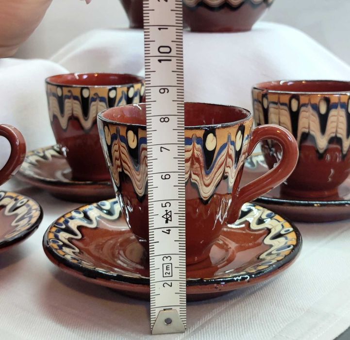 Bułgarski zestaw kawowy PRL