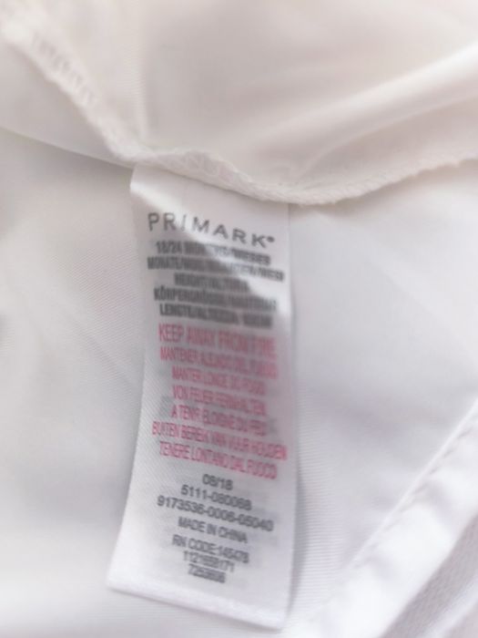 Vestido cerimónia menina 12 a 24 meses