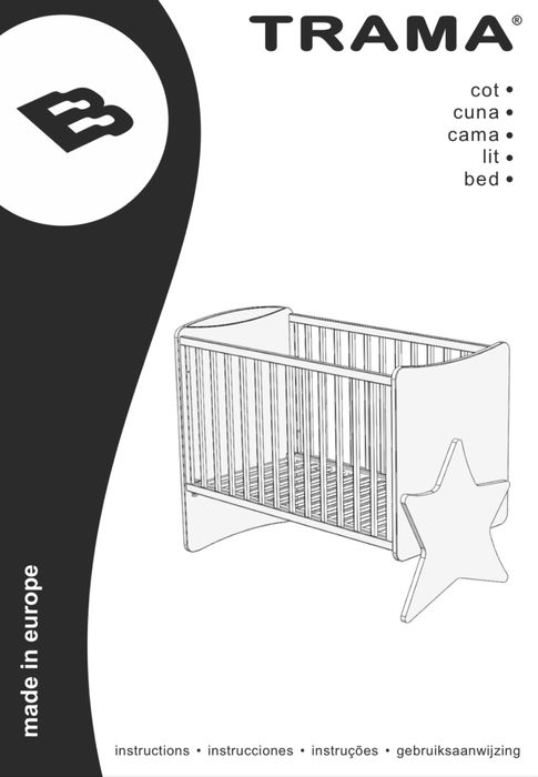 Berço de bebe Trama + colchao