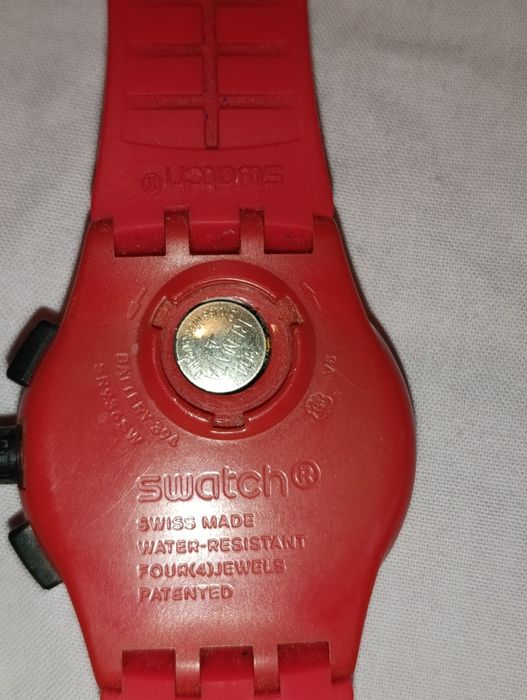 Relógio Swatch Chrono Vermelho - Vintage