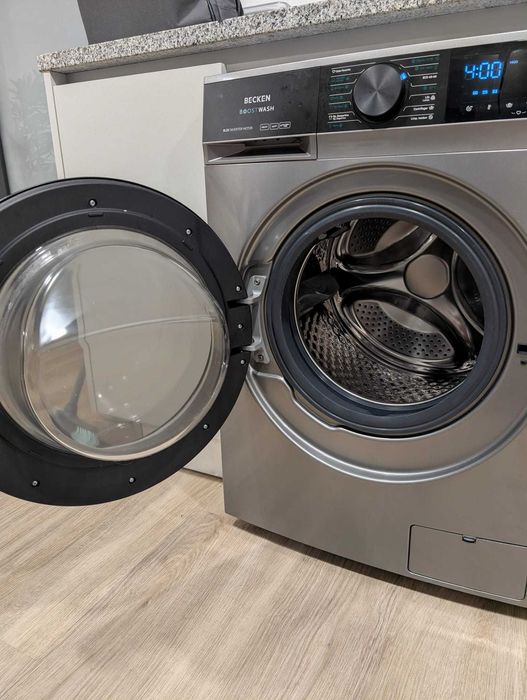 Máquina de Lavar Roupa BECKEN Boostwash BWM8816N – Como Nova!