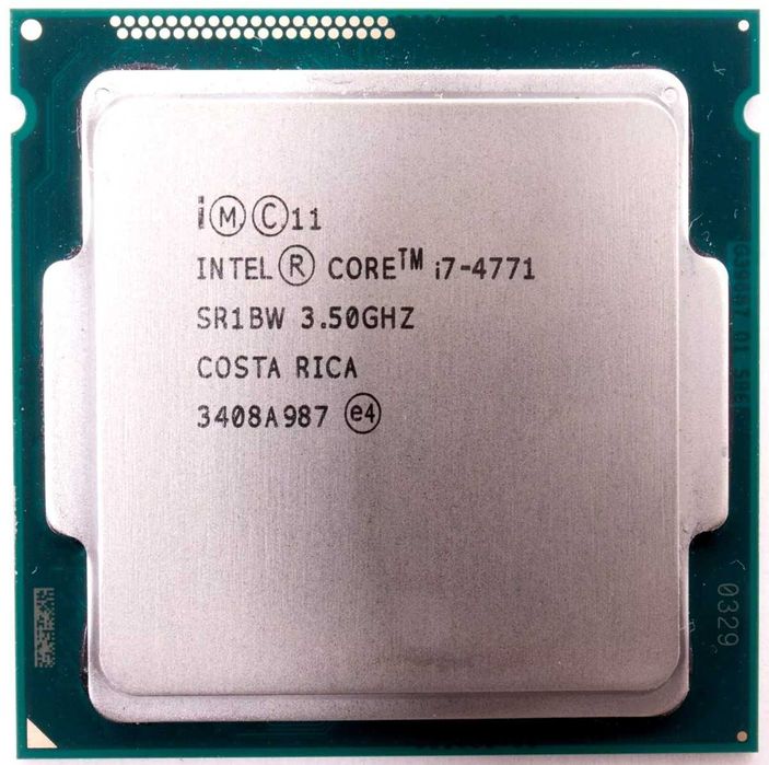 Intel i7-4771 3.9 GHz Turbo, s1150