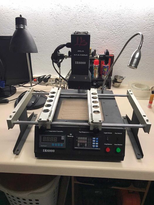 Estação infravermelha de retrabalho BGA, máquina de solda IR6000 V.2