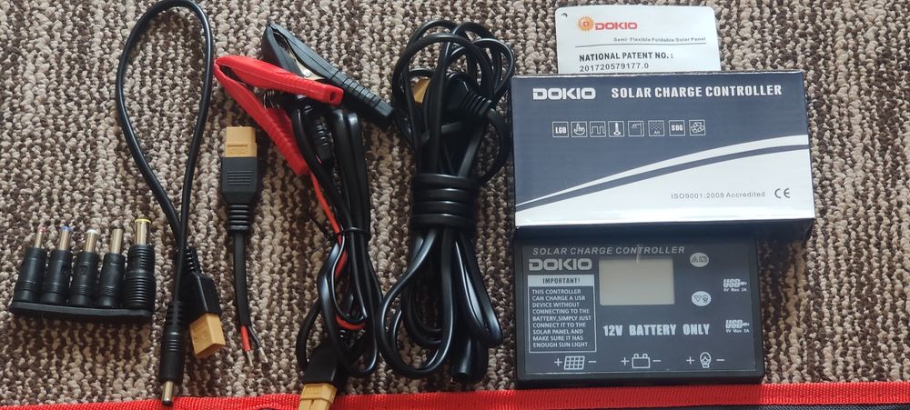 Складна сонячна панель Dokio 160