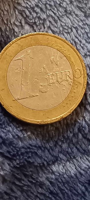 Moeda  de 1 euro.