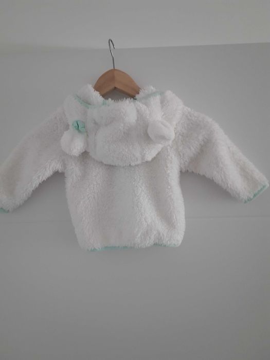 Bluza ciepla biala 74