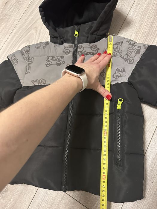 Куртка демисезонная весенняя непромокаемая на флисе Name it 104-110