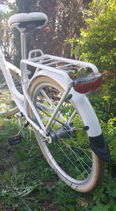 Rower miejski Unibike Viva 3, 26" biały