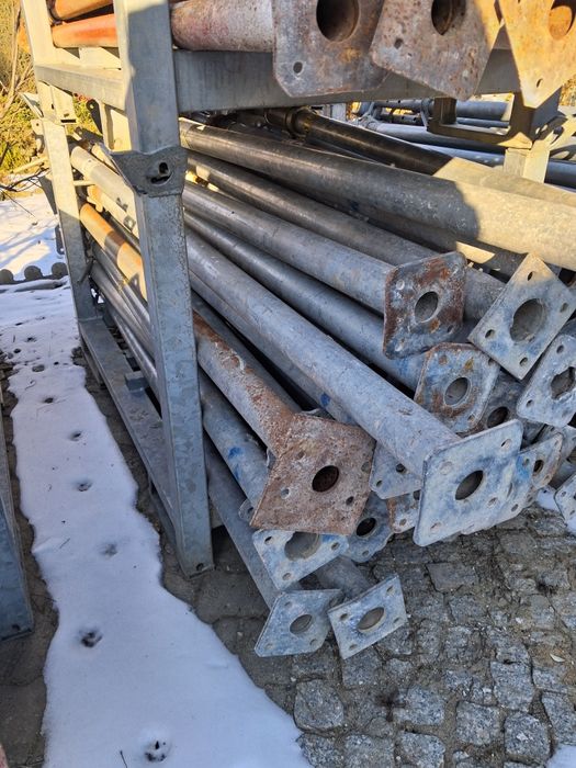 Stemple podpory budowlane