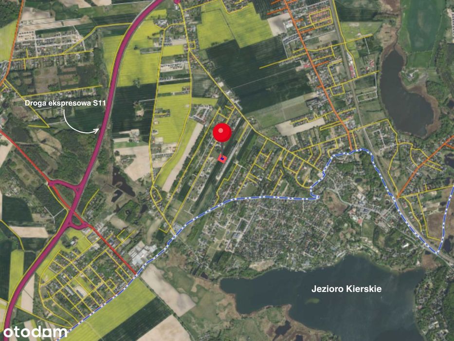 UNIKAT | Działka budowlana z MPZP | Jezioro Kierskie| 1001 m² - Widok 4