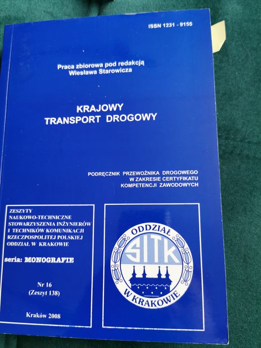 Krajowy transport drogowy podręcznik przewoźnika drogowego CPC
