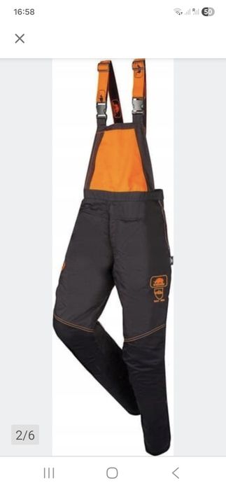 Sprzedam spodnie Ogrodniczki dla pilarzy