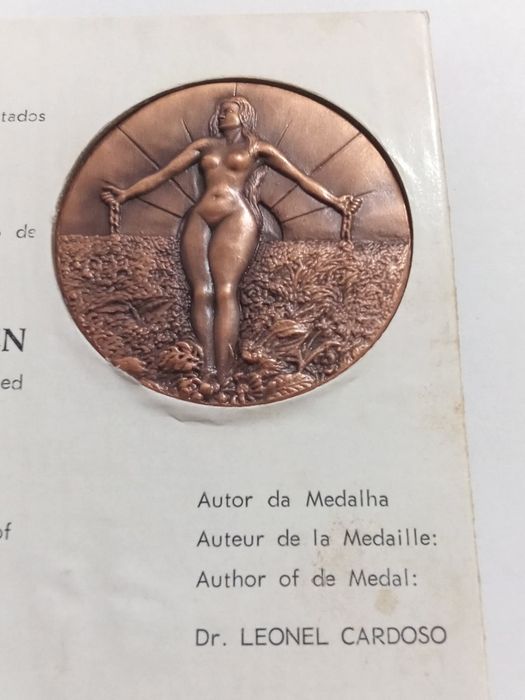 Filo-Medalhística - Ano Internacional da Mulher