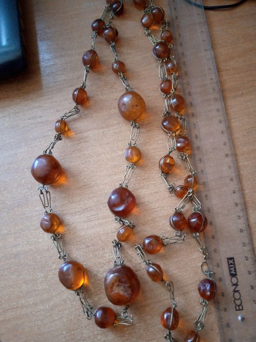 Старинные бусы винтаж ,бусы янтарь,бусы антикварные