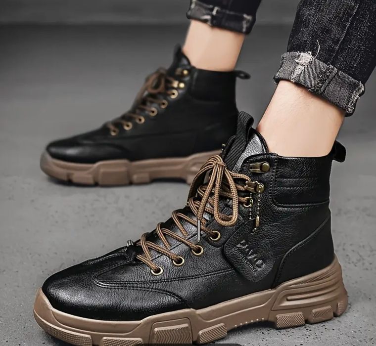 Кожаные ботинки мех!38,39,40,41,42 р