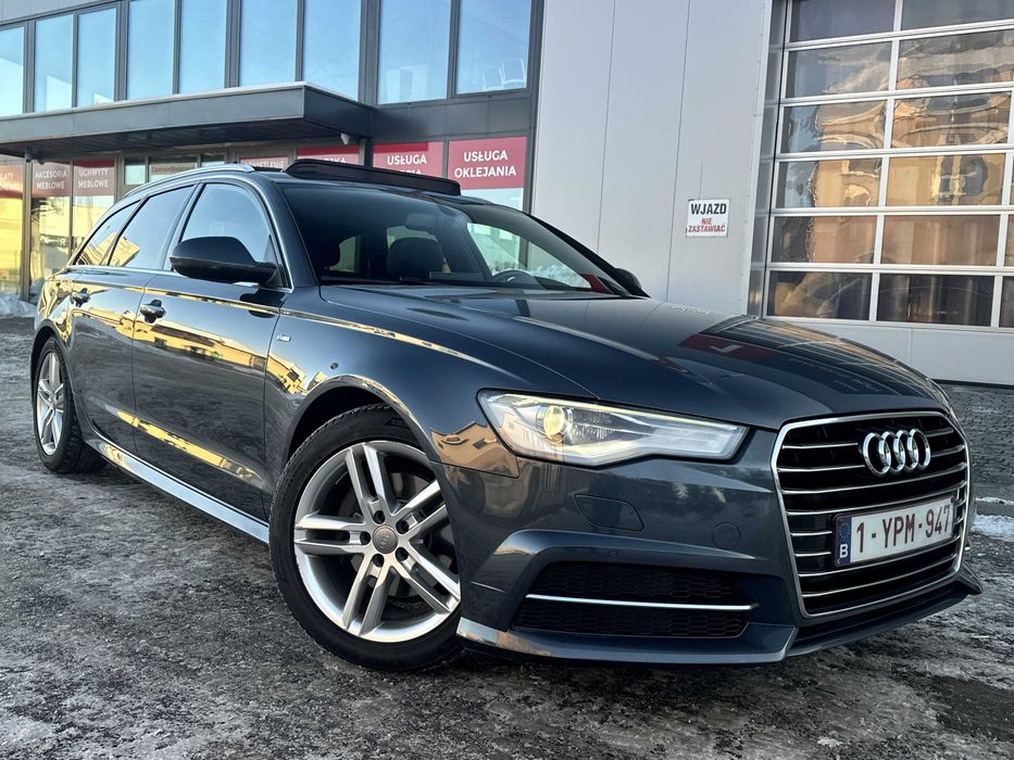 AUDI A6 C7 LIFT 2.0 TDI 190PS S-LINE Panorama Skóra LED Kamera PDC 18"