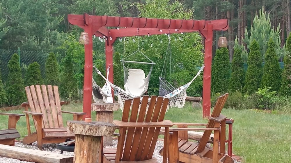 Domek z balią w lesie, Jezioro Powidzkie