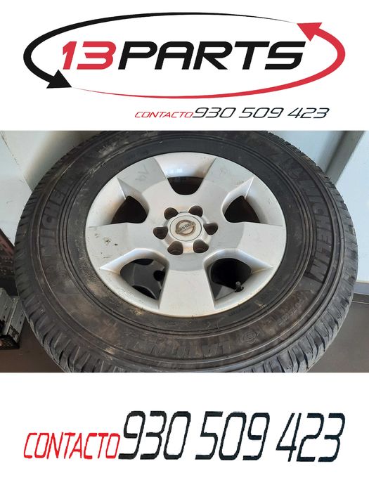 Conjunto 5 Jantes com Pneus Nissan Navara D40