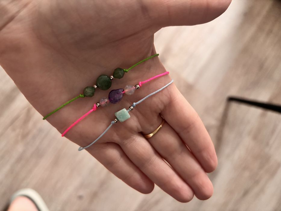 Zestaw bransoletek handmade