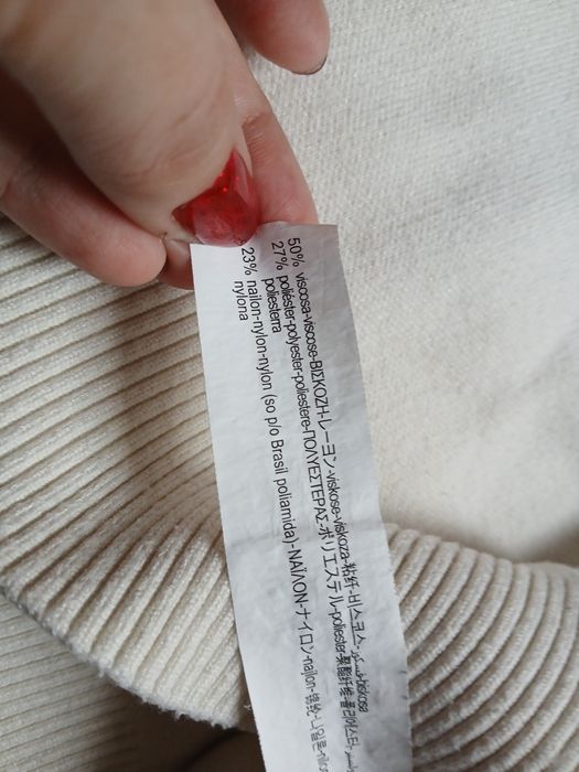 Zara Sweter Męski Cream XL